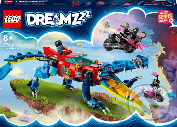 Společenská hra: LEGO® DREAMZZZ™ 71458 Krokodílie auto (LEGO). LEGO, 2023 Společenská hra: LEGO® DREAMZZZ™ 71458 Krokodílie auto (LEGO). LEGO, 2023