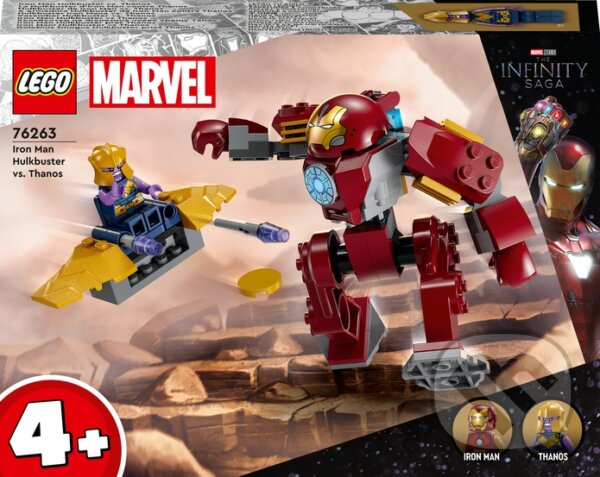 Společenská hra: LEGO® MARVEL 76263 Iron Man Hulkbuster vs. Thanos (LEGO). LEGO, 2023 Společenská hra: LEGO® MARVEL 76263 Iron Man Hulkbuster vs. Thanos (LEGO). LEGO, 2023