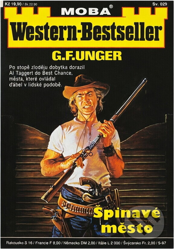 Kniha: Špinavé město (Gert F. Unger). Moba, 1997 Kniha: Špinavé město (Gert F. Unger). Moba, 1997