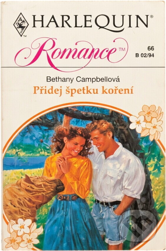Kniha: Přidej špetku koření (Bethany Campbell). Harlequin, 1993 Kniha: Přidej špetku koření (Bethany Campbell). Harlequin, 1993