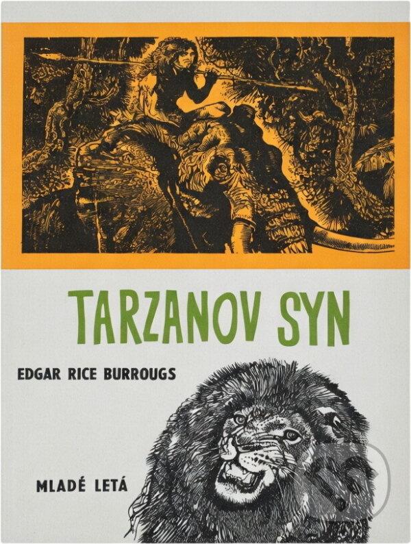 Kniha: Tarzanov syn (Edgar Rice Burroughs). Mladé letá, 1970 Kniha: Tarzanov syn (Edgar Rice Burroughs). Mladé letá, 1970