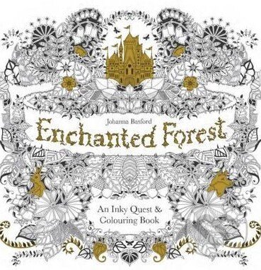 Kniha: Enchanted Forest (Johanna Basford). Laurence King Publishing, 2015 Kniha: Enchanted Forest (Johanna Basford). Laurence King Publishing, 2015