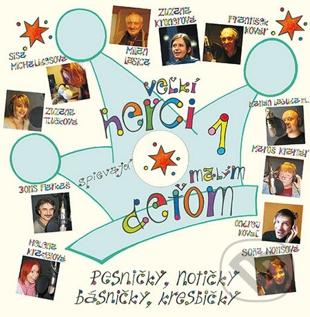 Kniha: Veľkí herci spievajú malým deťom + CD (Sisa Michalidesová). Enigma, 2015 Kniha: Veľkí herci spievajú malým deťom + CD (Sisa Michalidesová). Enigma, 2015