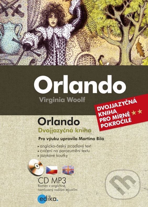 Kniha: Orlando (Virginia Woolf). Edika, 2015 Kniha: Orlando (Virginia Woolf). Edika, 2015