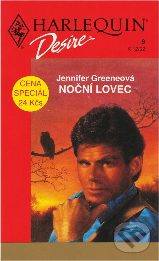 Kniha: Noční lovec (Jennifer Greene). Harlequin, 1992 Kniha: Noční lovec (Jennifer Greene). Harlequin, 1992