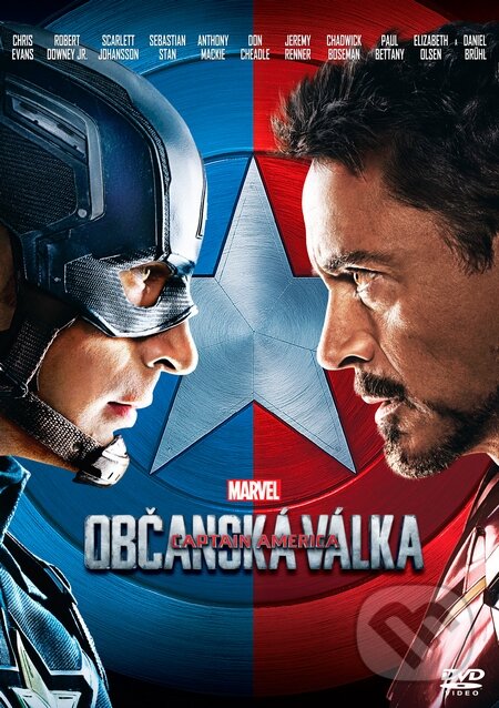 Film: Captain America: Občanská válka (Anthony Russo a Joe Russo) (DVD). Magicbox, 2016 Film: Captain America: Občanská válka (Anthony Russo a Joe Russo) (DVD). Magicbox, 2016