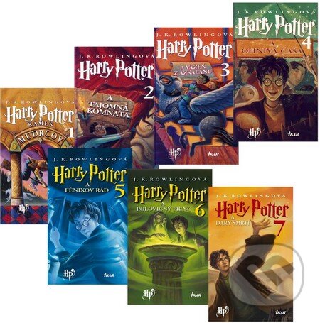 Kniha: Harry Potter - kolekcia (Knihy 1-7) (J.K. Rowling). Ikar, 2015 Kniha: Harry Potter - kolekcia (Knihy 1-7) (J.K. Rowling). Ikar, 2015