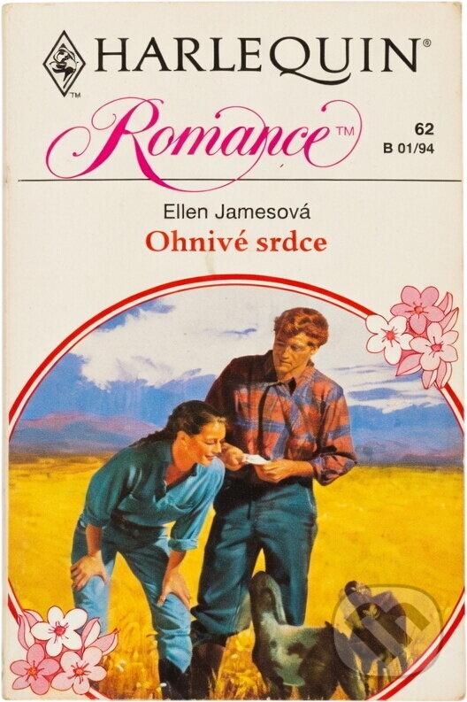Kniha: Ohnivé srdce (Ellen James). Harlequin, 1993 Kniha: Ohnivé srdce (Ellen James). Harlequin, 1993