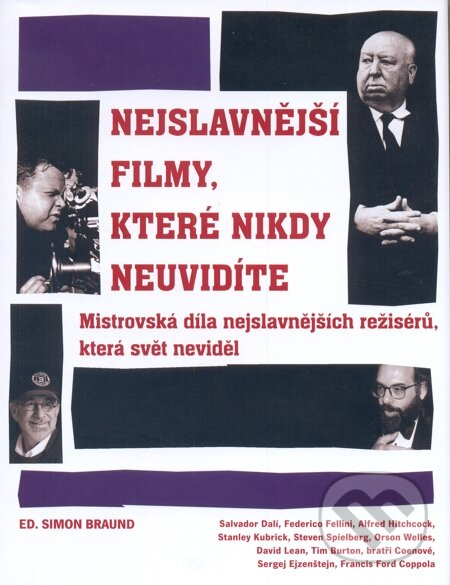E-kniha: Nejslavnější filmy, které nikdy neuvidíte (Simon Braund). Volvox Globator, 2015 E-kniha: Nejslavnější filmy, které nikdy neuvidíte (Simon Braund). Volvox Globator, 2015