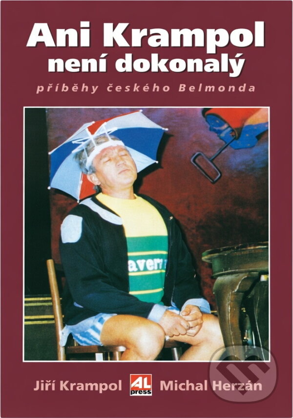 Kniha: Ani Krampol není dokonalý : příběhy českého Belmonda (Jiří Krampol a Michal Herzán). Alpress, 2002 Kniha: Ani Krampol není dokonalý : příběhy českého Belmonda (Jiří Krampol a Michal Herzán). Alpress, 2002