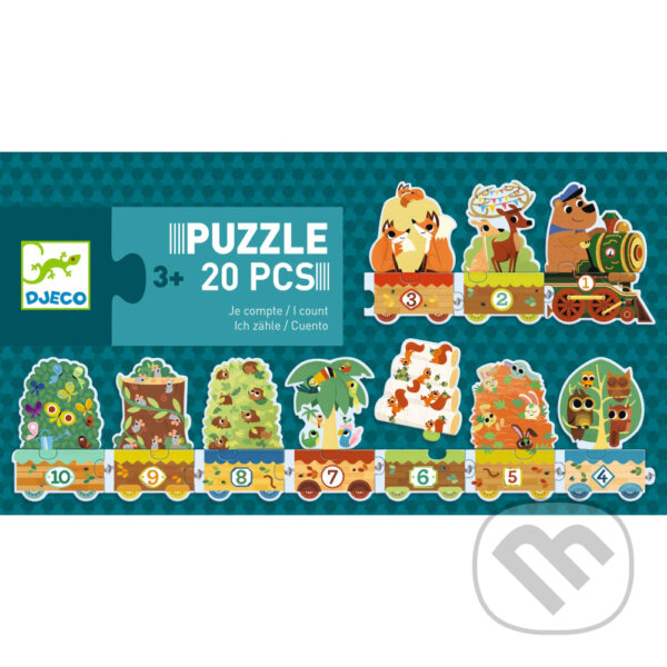 Puzzle: Postupové puzzle: Počítam, (Djeco). Djeco, 2023 Puzzle: Postupové puzzle: Počítam, (Djeco). Djeco, 2023