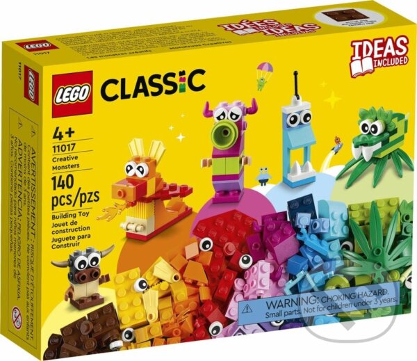 Společenská hra: LEGO® Classic 11017 Kreatívne príšery (LEGO). LEGO, 2023 Společenská hra: LEGO® Classic 11017 Kreatívne príšery (LEGO). LEGO, 2023