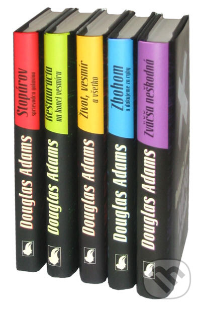 Kniha: Stopárov sprievodca galaxiou (kolekcia 1.-5. dielu) (Douglas Adams). Slovart Kniha: Stopárov sprievodca galaxiou (kolekcia 1.-5. dielu) (Douglas Adams). Slovart