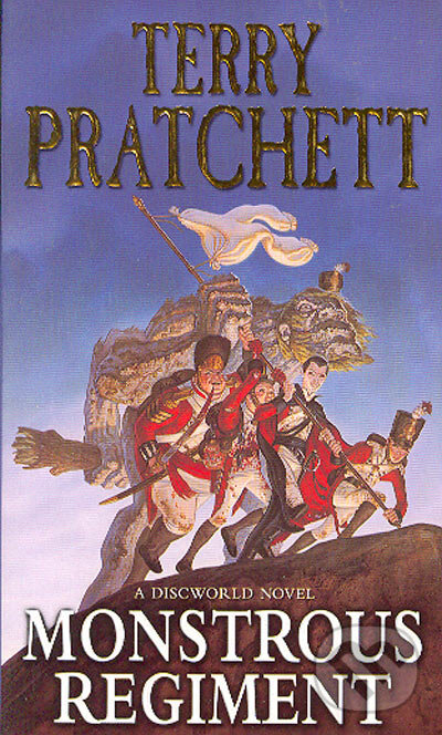 Kniha: Monstrous Regiment (Terry Pratchett). Corgi Books, 2005 Kniha: Monstrous Regiment (Terry Pratchett). Corgi Books, 2005