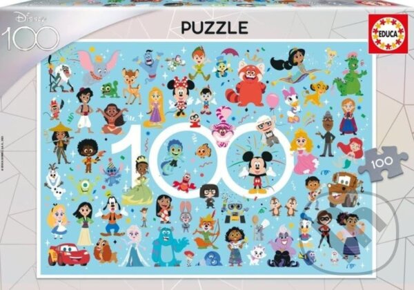 Puzzle: Disney 100 let výročí - Postavy (Educa). Educa, 2023 Puzzle: Disney 100 let výročí - Postavy (Educa). Educa, 2023