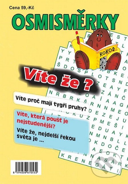 Kniha: Osmisměrky - Víte že? (Agrofin). Agrofin, 2015 Kniha: Osmisměrky - Víte že? (Agrofin). Agrofin, 2015