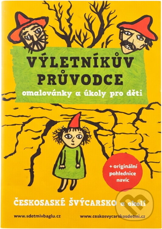 Kniha: Výletníkův průvodce : omalovánky a úkoly pro děti : Českosaské Švýcarsko a okolí (Jana Červenková). , 2018 Kniha: Výletníkův průvodce : omalovánky a úkoly pro děti : Českosaské Švýcarsko a okolí (Jana Červenková). , 2018