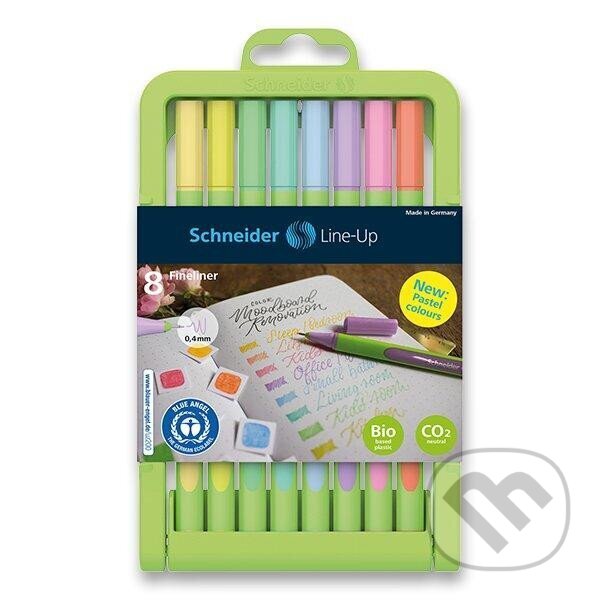 Schneider Liner 0,4mm - Pastel 8 ks (Schneider). Schneider, 2023 Schneider Liner 0,4mm - Pastel 8 ks (Schneider). Schneider, 2023