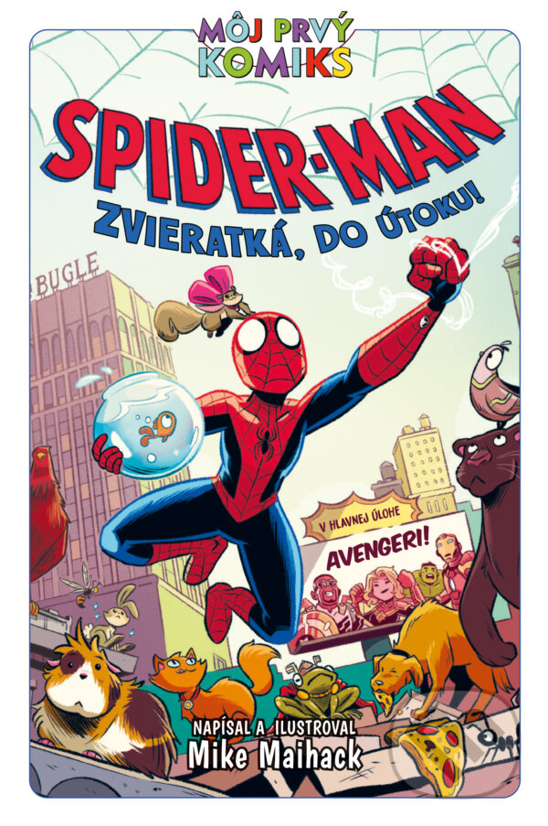 Kniha: Spider-Man: Zvieratká, do útoku! (Mike Maihack). Slovart, Crew, 2023 Kniha: Spider-Man: Zvieratká, do útoku! (Mike Maihack). Slovart, Crew, 2023