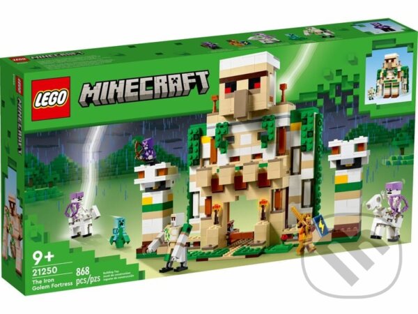 Spoločenská hra: LEGO® Minecraft® 21250 Pevnosť železného golema (LEGO). LEGO, 2023 Spoločenská hra: LEGO® Minecraft® 21250 Pevnosť železného golema (LEGO). LEGO, 2023