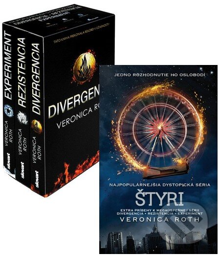 Kniha: Divergencia III. (kolekcia štyroch titulov) (Veronica Roth). Slovart Kniha: Divergencia III. (kolekcia štyroch titulov) (Veronica Roth). Slovart