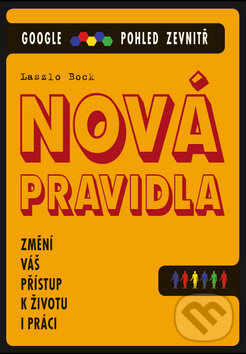 Kniha: Nová pravidla: Google - pohled zevnitř (Laszlo Bock). Práh, 2015 Kniha: Nová pravidla: Google - pohled zevnitř (Laszlo Bock). Práh, 2015