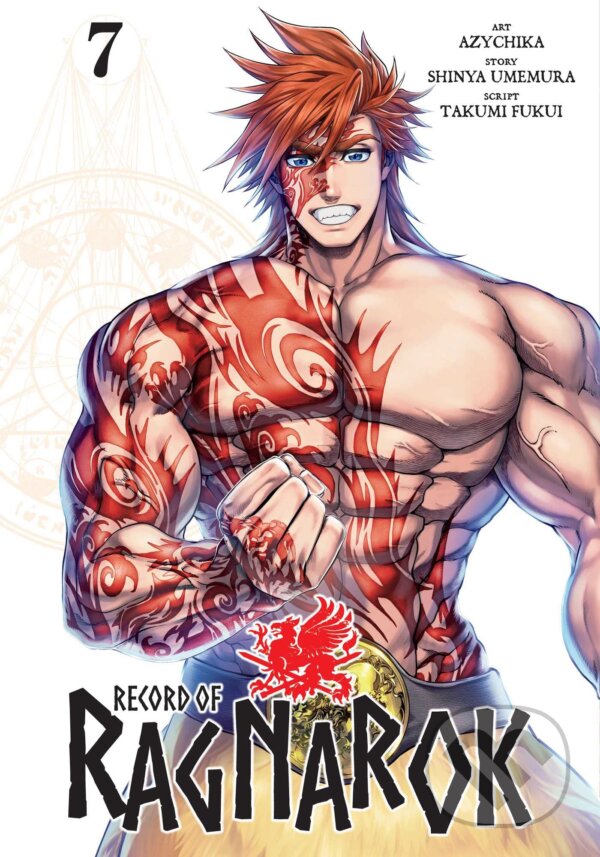 Kniha: Record of Ragnarok 7 (Shinya Umemura a Takumi Fukui). Viz Media, 2023 Kniha: Record of Ragnarok 7 (Shinya Umemura a Takumi Fukui). Viz Media, 2023