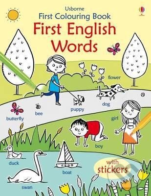 Kniha: First Colouring Books with stickers (Kirsteen Robson). Usborne, 2015 Kniha: First Colouring Books with stickers (Kirsteen Robson). Usborne, 2015