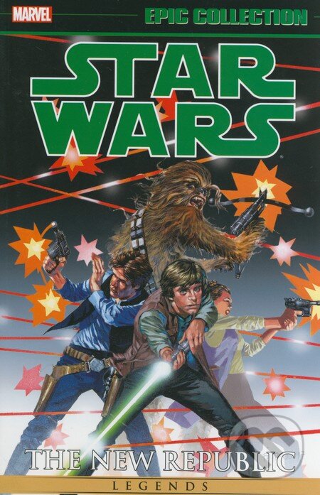 Kniha: Star Wars Legends: The New Republic (Michael A. Stackpole a Timothy Zahn). Marvel, 2015 Kniha: Star Wars Legends: The New Republic (Michael A. Stackpole a Timothy Zahn). Marvel, 2015