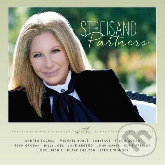 Hudební CD: Barbra Streisand: Partners (Sony Music Entertainment). Sony Music Entertainment, 2014 Hudební CD: Barbra Streisand: Partners (Sony Music Entertainment). Sony Music Entertainment, 2014