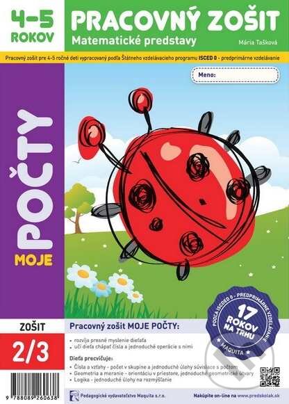 Kniha: Moje počty (Mária Tašková). Maquita, 2015 Kniha: Moje počty (Mária Tašková). Maquita, 2015