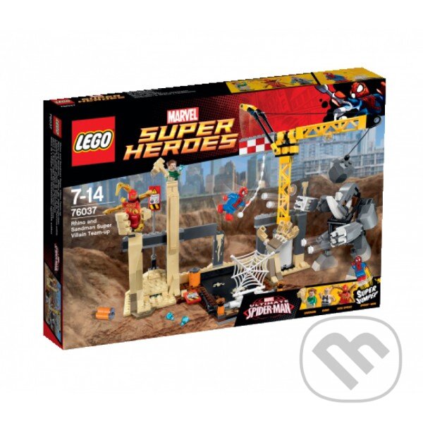 LEGO Super Heroes 76037 Superzlosynové Rhino a Sandman, LEGO, 2015
