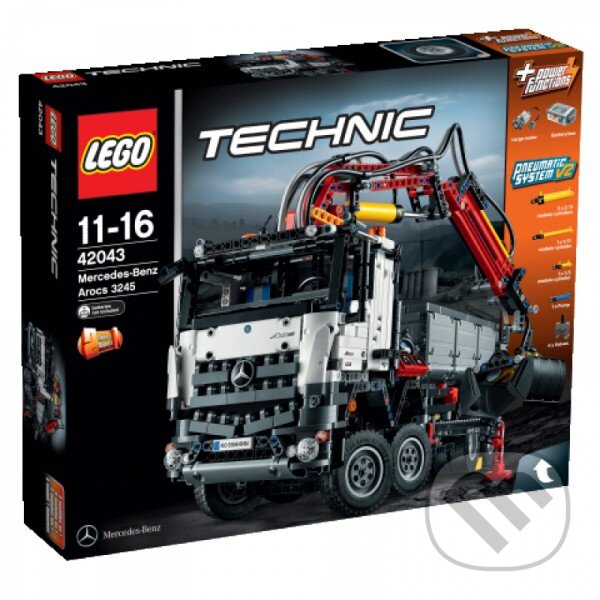 Spoločenská hra: LEGO Technic 42043 Mercedes-Benz Arocs 3245 (LEGO). LEGO, 2015 Spoločenská hra: LEGO Technic 42043 Mercedes-Benz Arocs 3245 (LEGO). LEGO, 2015