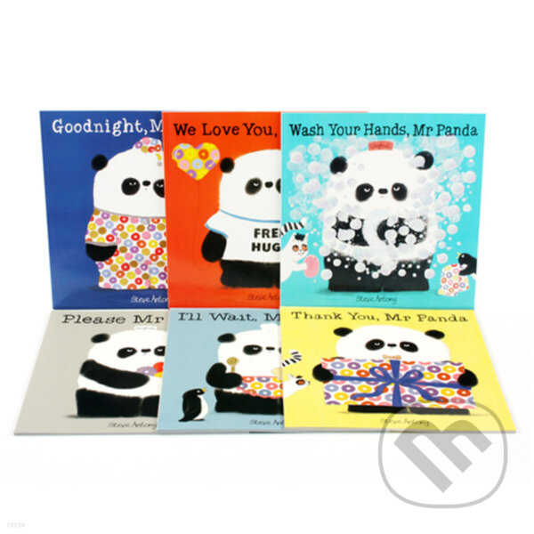 Kniha: Mr. Panda 6-book Shrink-wrapped set (Steve Antony). Hachette Childrens Group, 2023 Kniha: Mr. Panda 6-book Shrink-wrapped set (Steve Antony). Hachette Childrens Group, 2023