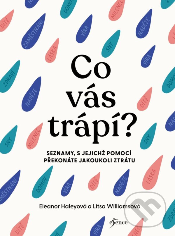 Kniha: Co vás trápí? (Eleanor Haley a Litsa Williams). Esence, 2023 Kniha: Co vás trápí? (Eleanor Haley a Litsa Williams). Esence, 2023