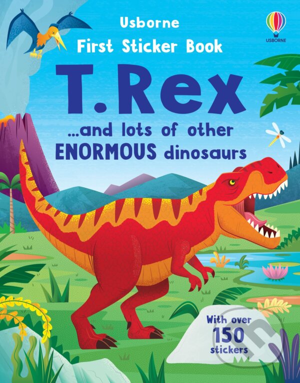Kniha: First Sticker Book T. Rex (Alice Beecham). Usborne, 2023 Kniha: First Sticker Book T. Rex (Alice Beecham). Usborne, 2023