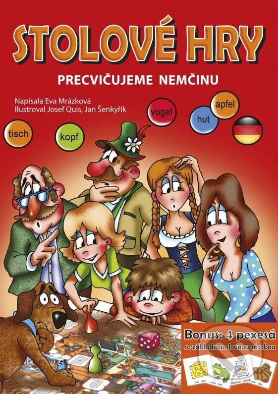 Kniha: Stolové hry: Precvičujeme nemčinu (Eva Mrázková). Edika, 2015 Kniha: Stolové hry: Precvičujeme nemčinu (Eva Mrázková). Edika, 2015