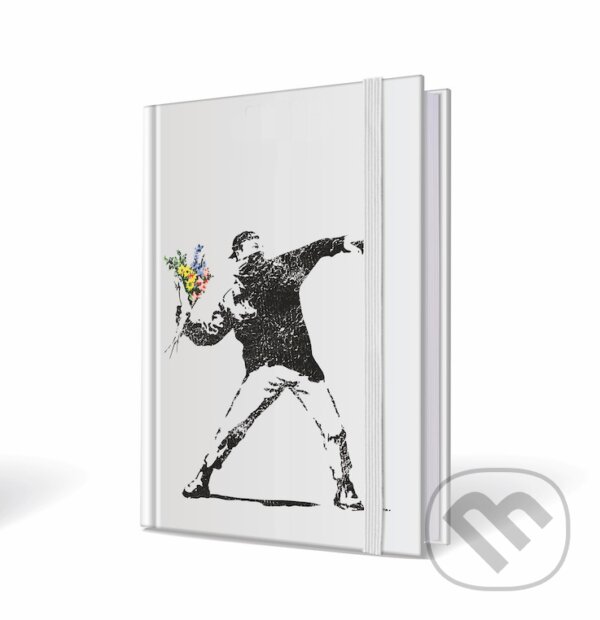 Banksy notebook kyticový útočník 9x14cm (CMA Group). CMA Group, 2023 Banksy notebook kyticový útočník 9x14cm (CMA Group). CMA Group, 2023
