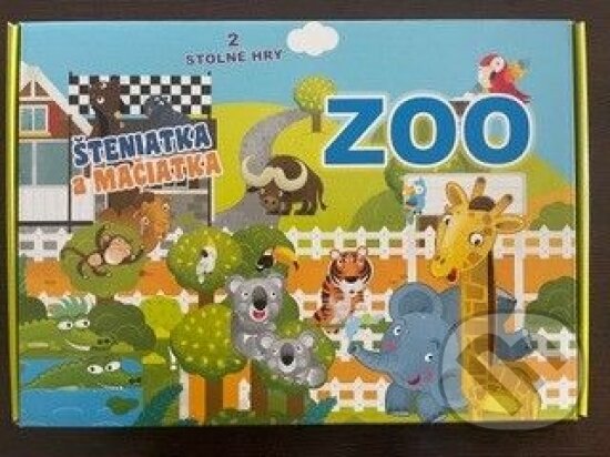 Společenská hra: ZOO / Šteniatka a mačiatka - 2 stolné hry (O-press). O-press, 2023 Společenská hra: ZOO / Šteniatka a mačiatka - 2 stolné hry (O-press). O-press, 2023