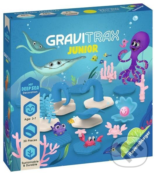 Spoločenská hra: GraviTrax Junior Oceán (Ravensburger). Ravensburger, 2023 Spoločenská hra: GraviTrax Junior Oceán (Ravensburger). Ravensburger, 2023