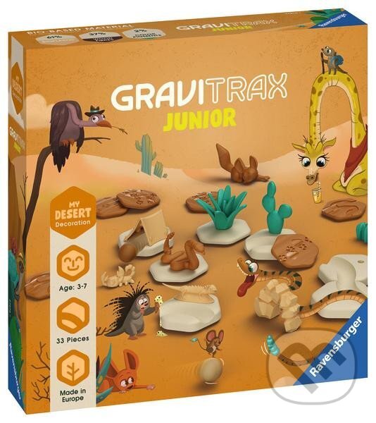 Společenská hra: GraviTrax Junior Poušť (Ravensburger). Ravensburger, 2023 Společenská hra: GraviTrax Junior Poušť (Ravensburger). Ravensburger, 2023