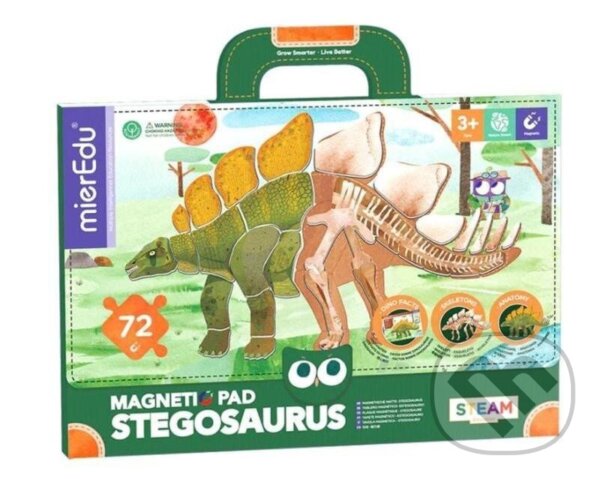 Spoločenská hra: MierEdu Magnetická tabulka Dinosauři - Stegosaurus (MierEdu). MierEdu, 2023 Spoločenská hra: MierEdu Magnetická tabulka Dinosauři - Stegosaurus (MierEdu). MierEdu, 2023