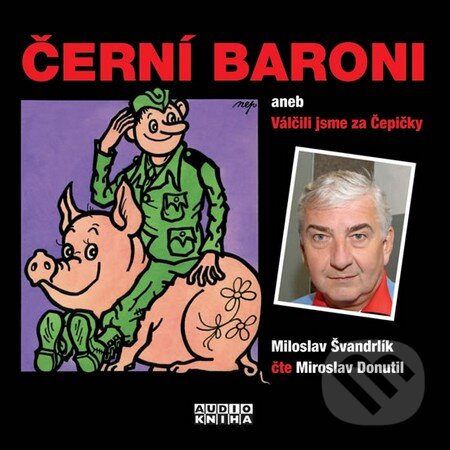 Audiokniha: Černí baroni (Miroslav Donutil). Popron music, 2015 Audiokniha: Černí baroni (Miroslav Donutil). Popron music, 2015