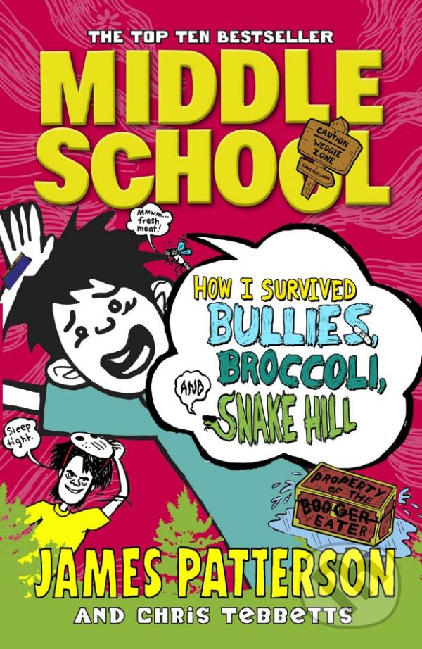 Kniha: How I Survived Bullies, Broccoli, and Snake Hill (James Patterson). Arrow Books, 2015 Kniha: How I Survived Bullies, Broccoli, and Snake Hill (James Patterson). Arrow Books, 2015