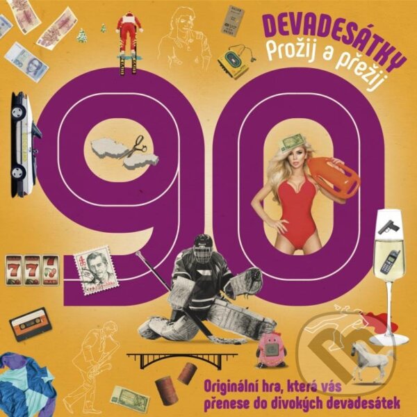 Spoločenská hra: Devadesátky - Prožij a přežij (Zdeněk Štipl). Familium, 2023 Spoločenská hra: Devadesátky - Prožij a přežij (Zdeněk Štipl). Familium, 2023