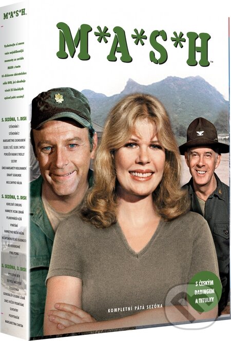 Film: M.A.S.H. 5. sezóna (Alan Alda, Alan Rafkin, Joan Darlin, George Tyne, Burt Metcalfe, William Jurgensen, Joshua Shelley, Harry Morgan, Gene Reynolds, Gabrielle Beaumont, Mel Damski a Michael Switzer) (DVD). Bonton Film, 2015 Film: M.A.S.H. 5. sezóna (Alan Alda, Alan Rafkin, Joan Darlin, George Tyne, Burt Metcalfe, William Jurgensen, Joshua Shelley, Harry Morgan, Gene Reynolds, Gabrielle Beaumont, Mel Damski a Michael Switzer) (DVD). Bonton Film, 2015