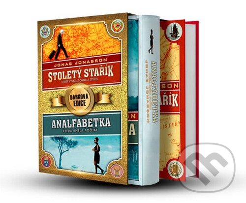 Kniha: Stoletý stařík + Analfabetka (BOX) (Jonas Jonasson). Panteon, 2015 Kniha: Stoletý stařík + Analfabetka (BOX) (Jonas Jonasson). Panteon, 2015
