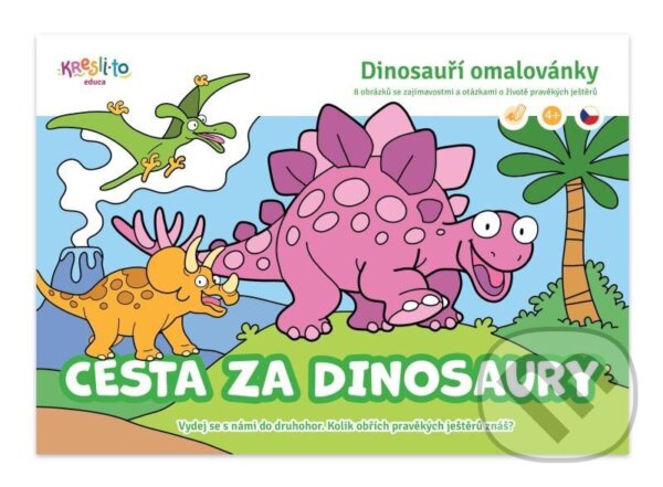 Kniha: Cesta za dinosaury (Filip Škoda). Kresli.to, 2023 Kniha: Cesta za dinosaury (Filip Škoda). Kresli.to, 2023