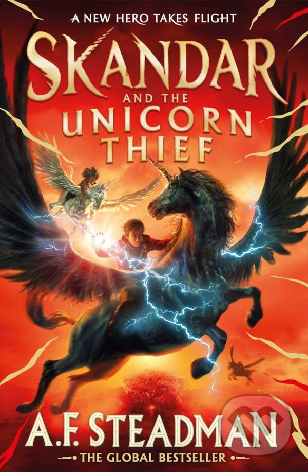 Kniha: Skandar and the Unicorn Thief (A.F. Steadman). Simon & Schuster, 2023 Kniha: Skandar and the Unicorn Thief (A.F. Steadman). Simon & Schuster, 2023