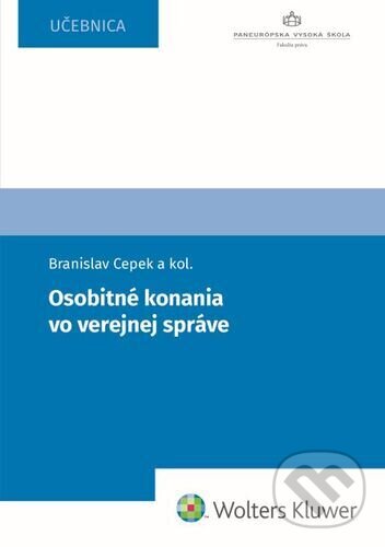 Kniha: Osobitné konania vo verejnej správe (Branislav Cepek, Lilla Garayová a Žaneta Surmajová). Wolters Kluwer, 2023 Kniha: Osobitné konania vo verejnej správe (Branislav Cepek, Lilla Garayová a Žaneta Surmajová). Wolters Kluwer, 2023
